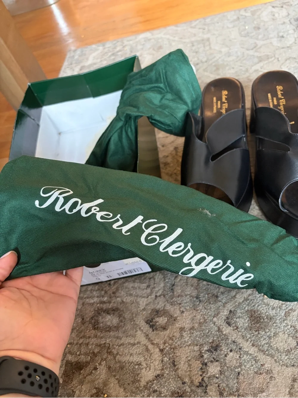 Black Robert Clergerie Platforms, size 9